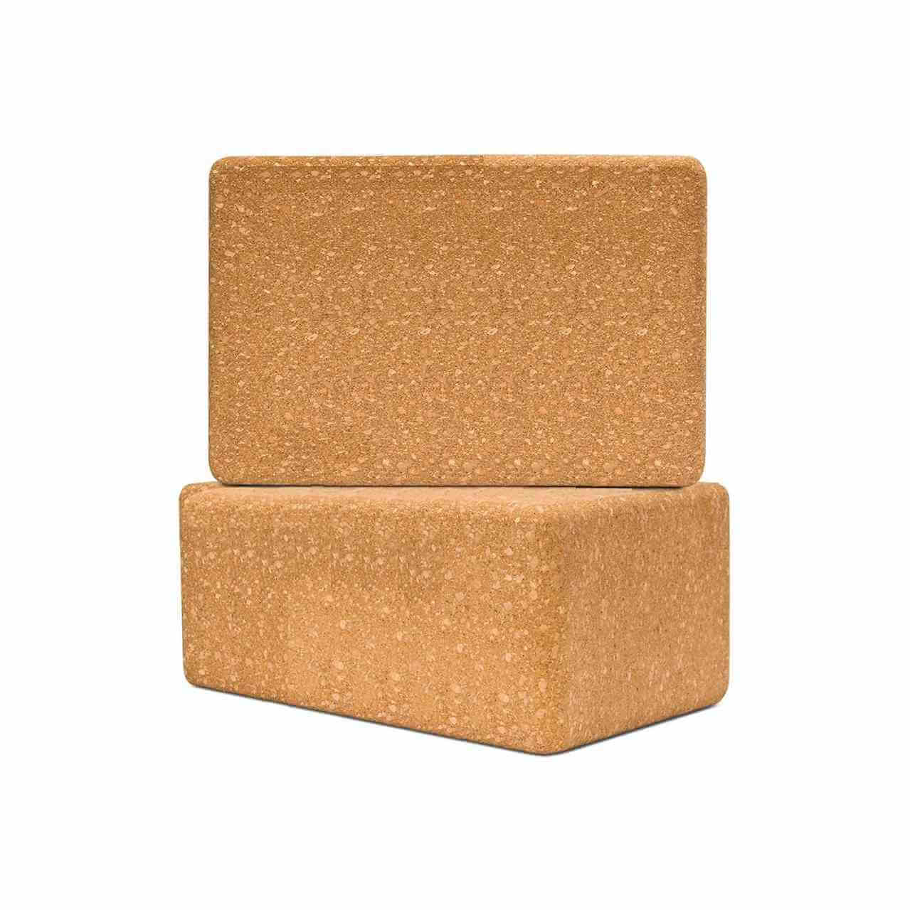Cork blocks for yoga - Yoga block in cork, environmentally