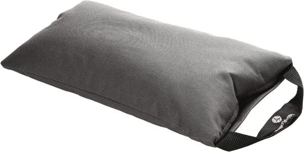 Hugger Mugger 10lb Yoga Sandbag - Adds Weight to Your Poses, Zipper Cover, Sturdy Handle, Silica Sand Filling, Durable Material